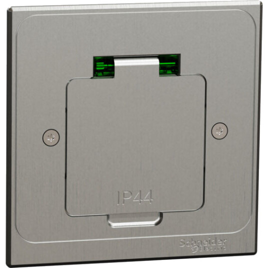 Schneider Electric Gulvboks XS ett uttak firkantet - 1289500