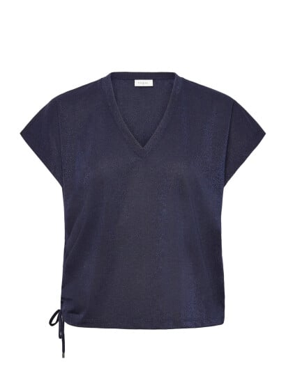 Dante6 Dante6 Guizy Lurex Detailed Top Navy L Dante6 Dante6 Guizy Lurex Detailed Top Navy L