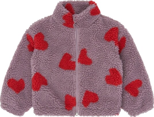 The New Tnstuna Os Teddy Jacket   Purple   110