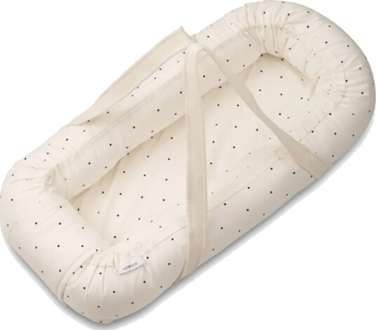 Liewood Babynest Gro Babylift Hvit Classic Dot Creme