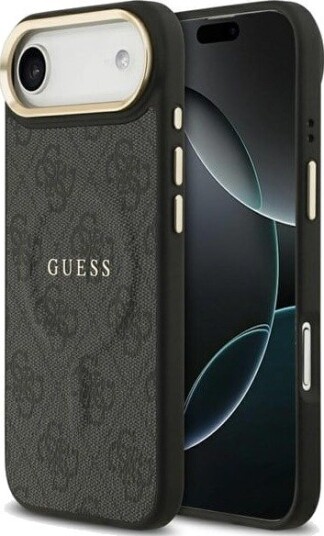 GUESS 4G PU Classic Logo MagSafe case for iPhone Air - black