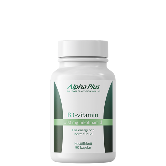 Alpha Plus Vitamin B3 90 kapsler OS Alpha Plus Vitamin B3 90 kapsler OS