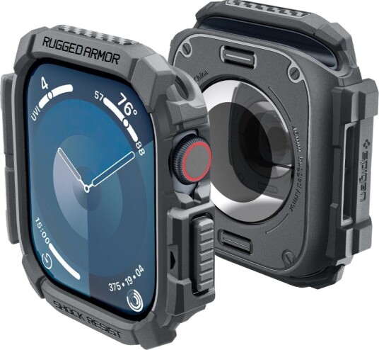 Spigen Rugged Armor dark gray Apple Watch 10 46mm