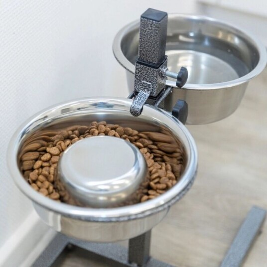 Trixie Slow Feeding Hundeskål Rustfri (L)