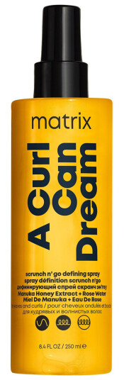 Matrix A Curl Can Dream Scrunch N’ Go Defining Spray 250ml