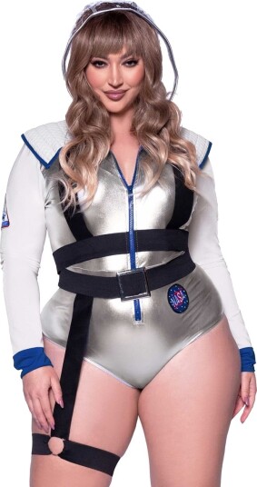 Sexy Galaxy Babe Kostyme til Dame Store Størrelser
