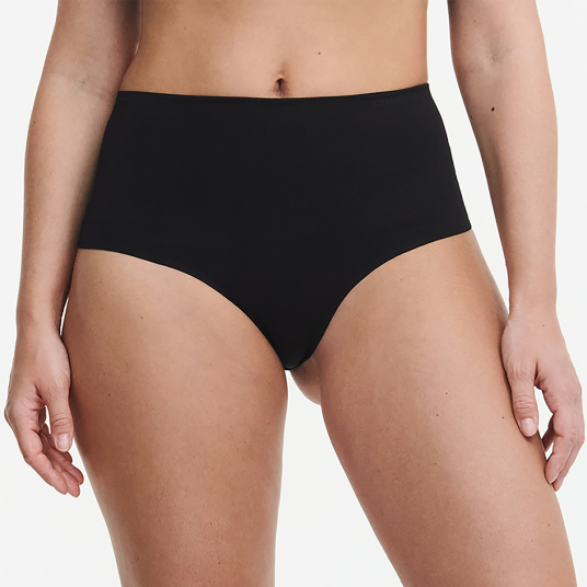 Chantelle Truser Smooth Comfort High Waisted Thong Svart Small Dame Chantelle Truser Smooth Comfort High Waisted Thong Svart Small Dame