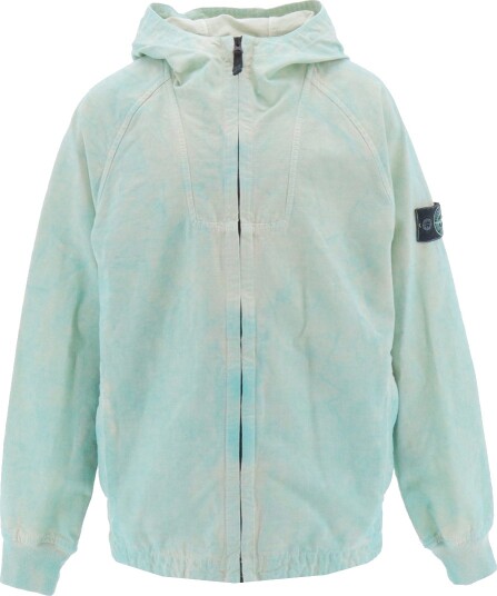 Stone Island Jakke Lysegrønn m. Batikk Stone Island 10 år (140) Overgangsjakke