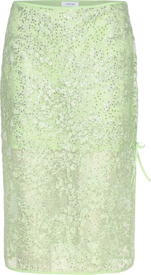 Coster Copenhagen Sequins Skirt   Green   42