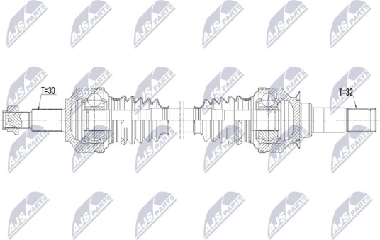 NTY NPW-AR-042 Drivaksel