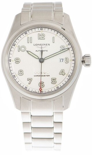 Longines Herreklokke L3.811.4.73.6 Spirit Sølvfarget/Stål Ø42 mm