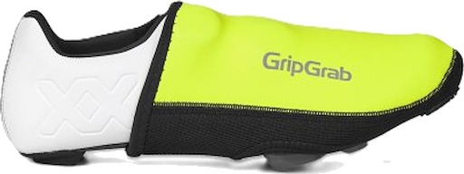 GripGrab PACR vindtette skoovertrekk Hi-Vis hvit og gul