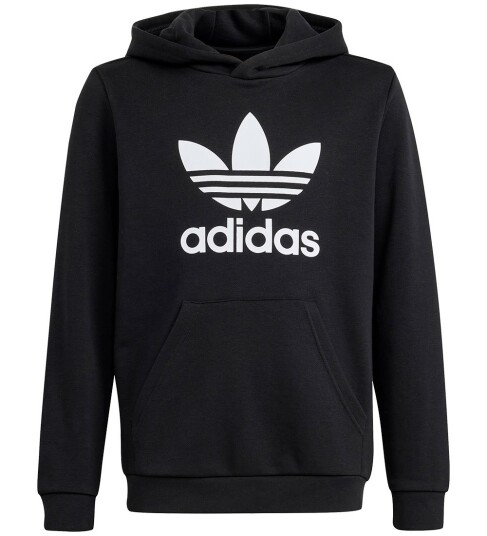 adidas Originals Trefoil Hoodie - Black - 128 adidas Originals Trefoil Hoodie - Black - 128