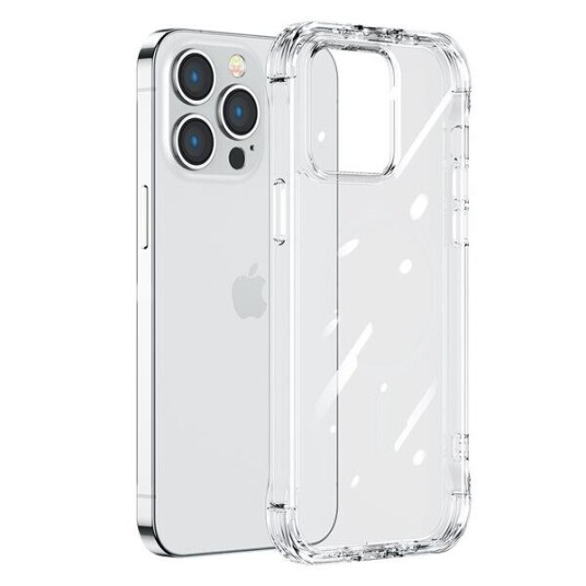 Joyroom Joyroom Defender Series Deksel Til Iphone 14 Plus Pansret Deksel Med Kroker Stativ Gjennomsiktig (Jr-14H3)