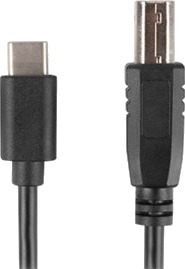 Lanberg Usb-Kabel Usb-C Hann Til Usb-Type B Hann Usb 2.0 3 M Svart Lanberg Usb-Kabel Usb-C Hann Til Usb-Type B Hann Usb 2.0 3 M Svart