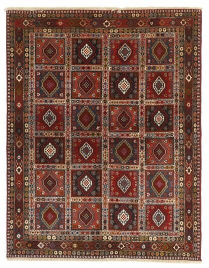 Håndknyttet. Opphav: Persia Yalameh Teppe 152x194