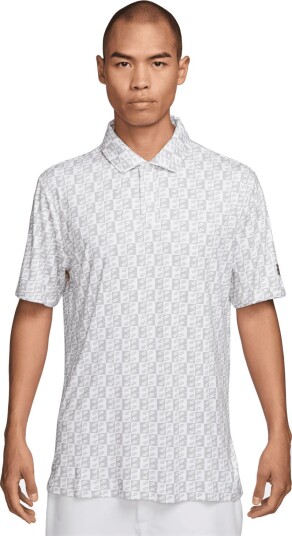 Nike M Par 5 Print Icon Polo Hvit Golf pologenser herre White Small