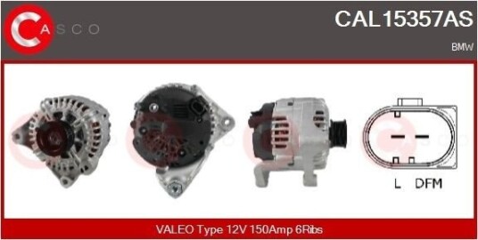 Dynamo CASCO CAL15357AS Dynamo CASCO CAL15357AS