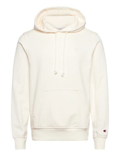 Champion Hooded Sweatshirt   Cream   XL