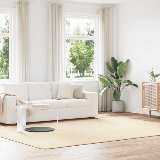  Flossteppe med lang luv NAVARRA krem 240x340 cm polyester 8721158558411