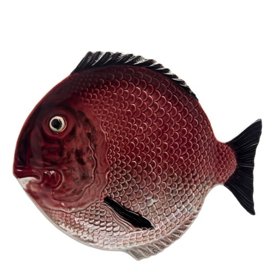 Bordallo Pinheiro  Peixes tallerken fisk 27,5 cm