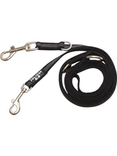 Julius-K9 Double Leash 20 Mm 2.2 M 50 kg Dog Adjustable