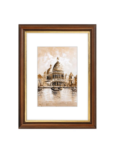 Hama "Venice" Wooden Frame brown 20 x 30 cm