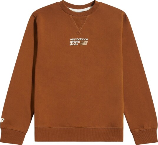 New Balance Collegegenser Frokostte New Balance 10 11 år (140 146) Collegegenser Brun
