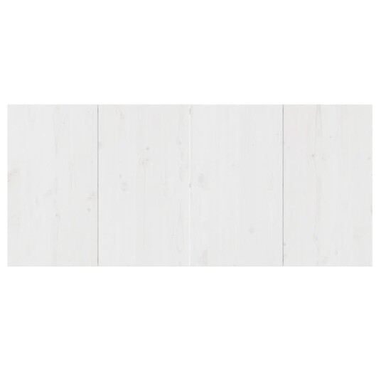 vidaXL Barbord hvit 180x80x110 cm heltre furu