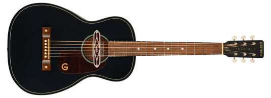 Gretsch Deltoluxe Parlor Wn, Tortoiseshell Pickguard, Black Top Gretsch Deltoluxe Parlor Wn, Tortoiseshell Pickguard, Black Top
