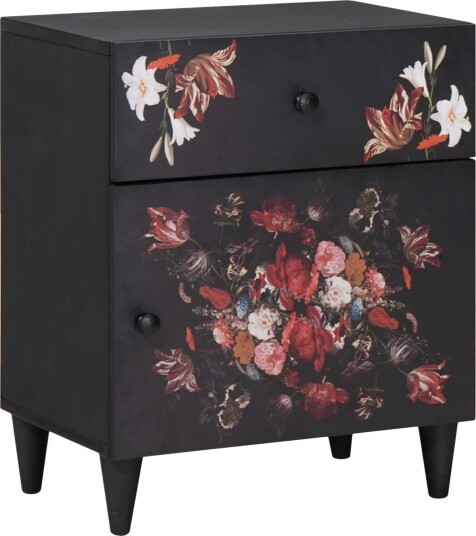 Nattbord med skuff Flerfarget 50 x 33 x 60 cm Massiv mango tre