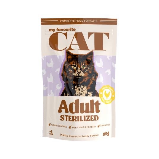 Kyllingpupper 12 x 85 g Våtfôr for Katt - My Favourite Cat