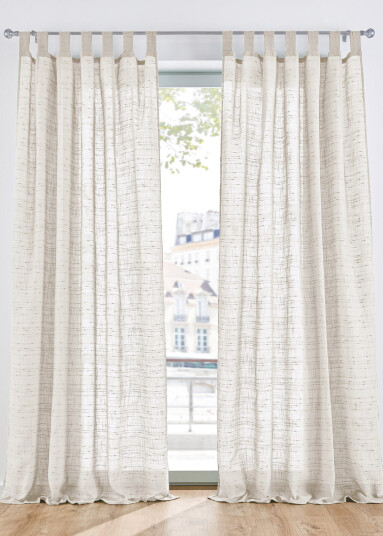 bonprix Gardin lin-look (1-pack) 5 (H/B: 265/135 cm),6 (H/B: 295/135 cm),1 (H/B: 145/135 cm),2 (H/B: 175/135 cm),3 (H/B: 225/135 cm),4 (H/B: 245/135 cm) Beige