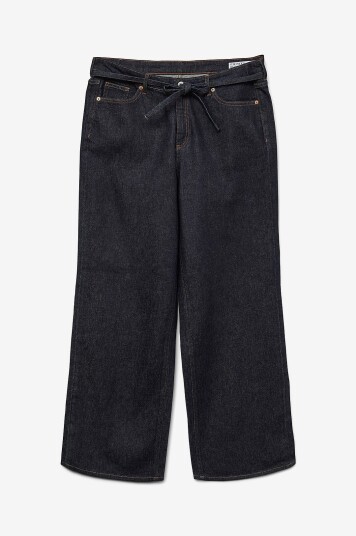 Vero Moda Curve - Jeans vmcTessa HR Wide Belt Jeans Ra369 C - Blå