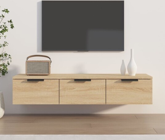 vidaXL Veggskap sonoma eik 102x30x20 cm konstruert tre vidaXL Veggskap sonoma eik 102x30x20 cm konstruert tre
