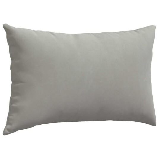 Sofaputer 2 pcs Lysegrå 50 x 30 cm stoff