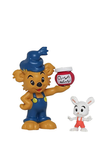 Micki Leksaker Bamse & Minihopp Figursett Multi/patterned
