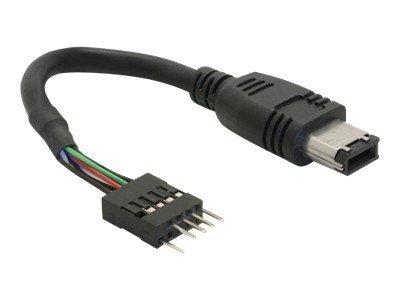 Delock IEEE 1394-kabel - 6 pin FireWire til IEEE 1394 header - 16.5 cm