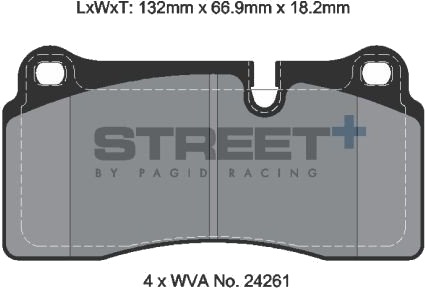 PAGID Racing T8253SP2001 Bremseklosser