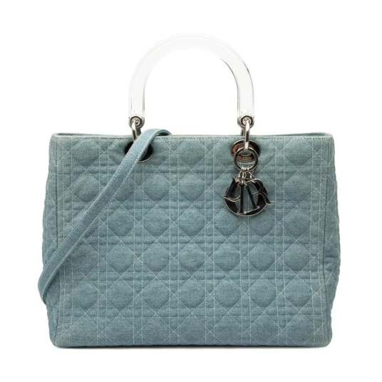 Dior Vintage Dame Pre-owned Blå Dior Vintage Dame Pre-owned Blå