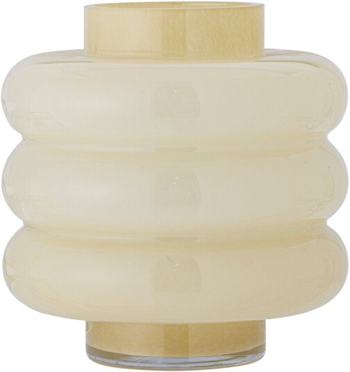 Bloomingville Sahara vase Ø21,5x22 cm Gul