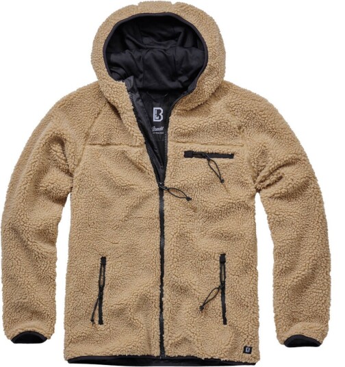 Brandit Teddyfleece Worker Jakke M Beige Brandit Teddyfleece Worker Jakke M Beige