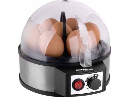 Greenblue Eggkoker automatisk eggekoker effekt 400W opptil 7 egg målebeger 220-240V~ 50 Hz GB573
