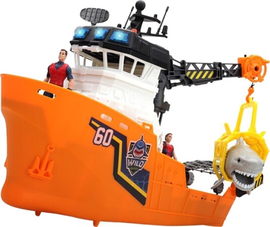 Wild Quest Lekebåt m/ figurer og tilbehør Ocean Lab Research Wild Quest Lekebåt m/ figurer og tilbehør Ocean Lab Research