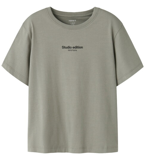 Name It Nkmbrody Ss Nreg Top Noos Khaki green 134 140