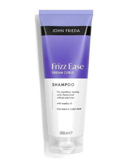 John Frieda Dream Curls Shampoo 250 ml med Rosehip Oil for Definerte Krøller John Frieda Dream Curls Shampoo 250 ml med Rosehip Oil for Definerte Krøller