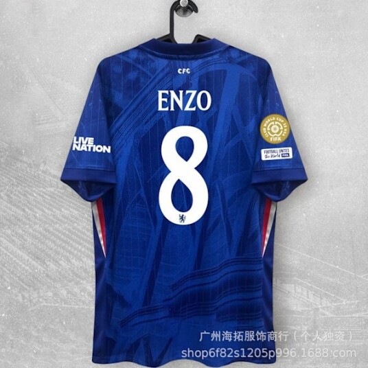 2025 2026 sesongen FIFA Club World Cup drakt Chelsea FC hjemmedrakt nr. 8 ENZO supporterdrakt