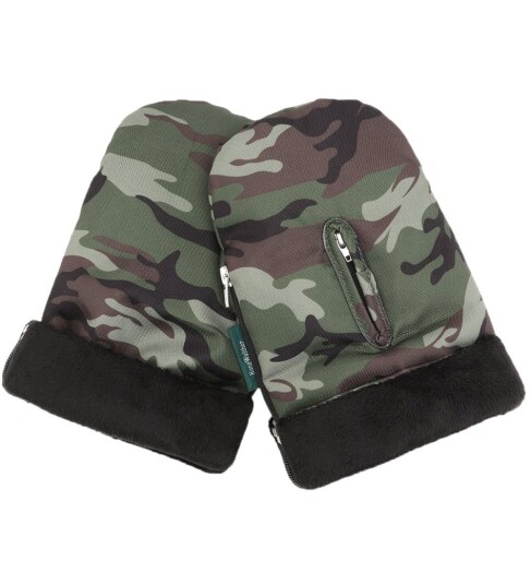KongWalther Østerbro Barnevogn Hanske Camo