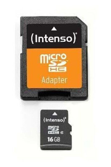 Intenso Micro SD Card w/ Adapter - 16GB