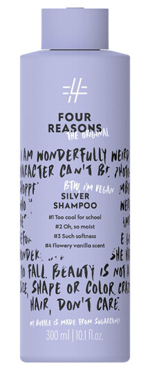 Four Reasons Sølvshampoo 300ml - Fjerner Gule Toner og Gir Glans Four Reasons Sølvshampoo 300ml - Fjerner Gule Toner og Gir Glans
